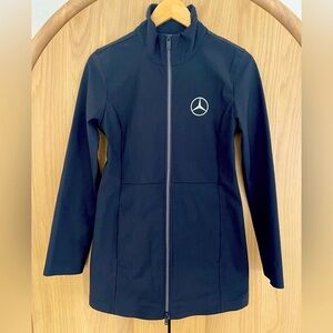 Black Mercedes-Benz Women’s Zip-Up Jacket